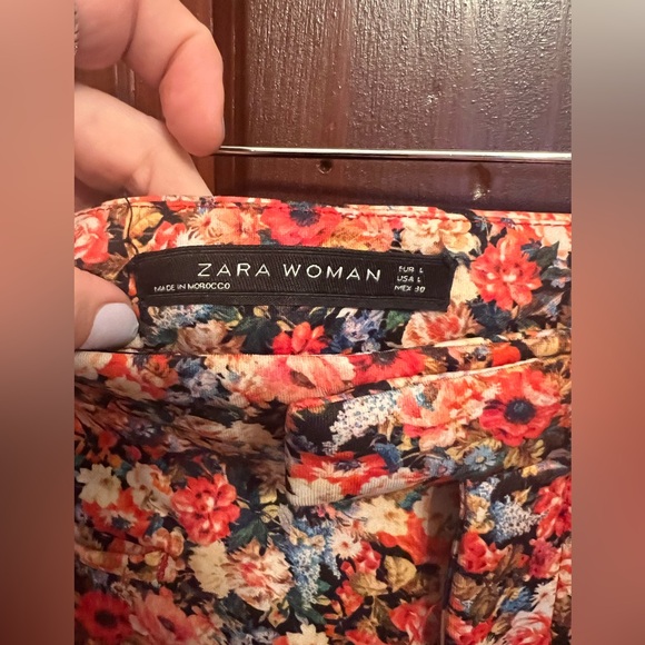 STUNNING Zara floral suit: jacket and pants / leggings - Picture 8 of 13